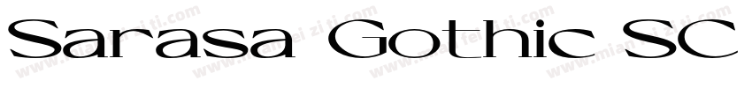 Sarasa Gothic-SC-Ext字体转换